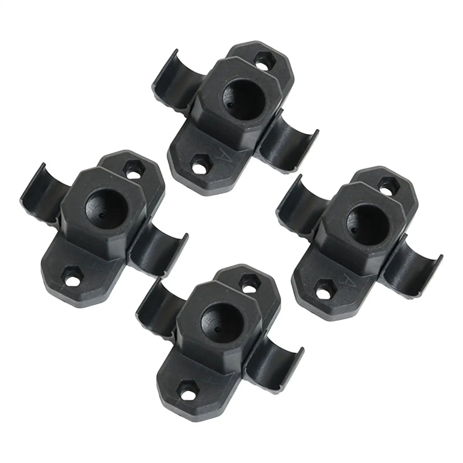 4 Pieces Outdoor Table Leg Connector Replacement Feet Mounting Accessories Sports Camp Chair Easy to Install Table Leg Mounting