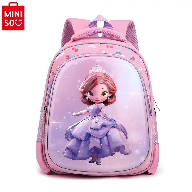 Miniso Disney Zeemeermin Cartoon Schattige Prinses Studententas Met Verminderde Belasting En Ademende Kinderrugzak