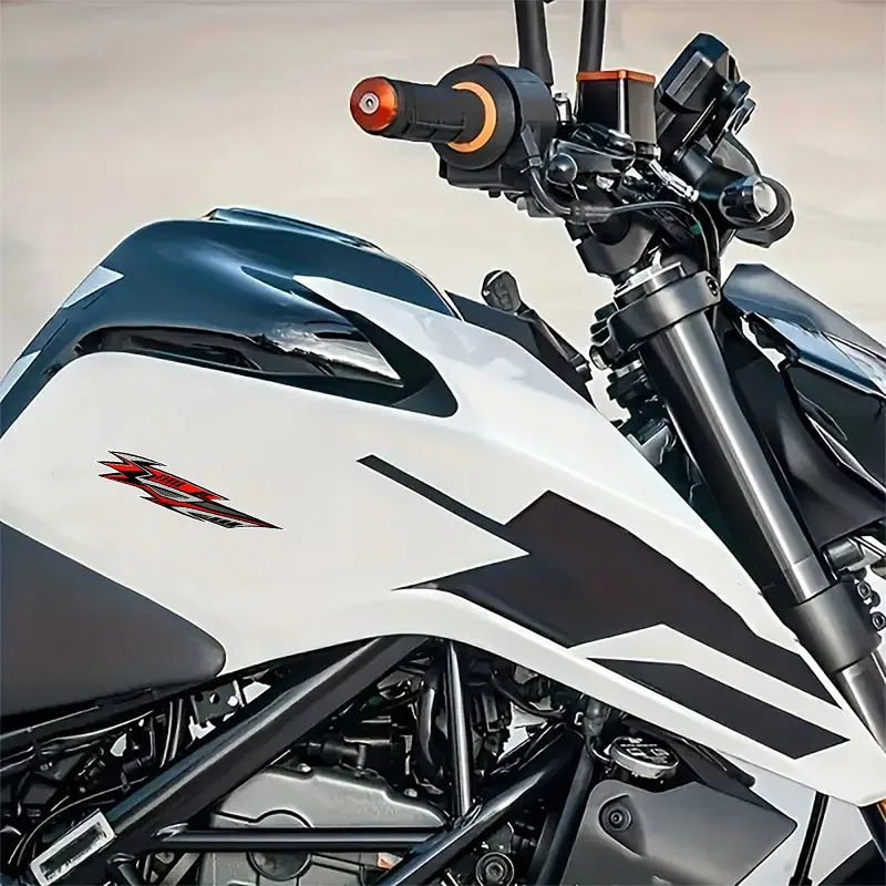 7.5 Inch Long Racing Speed Stripe Vinyl Sticker Set, 2Pcs Sport Angle Graphic Decal, Waterproof for Motorcycle, Bike and Car