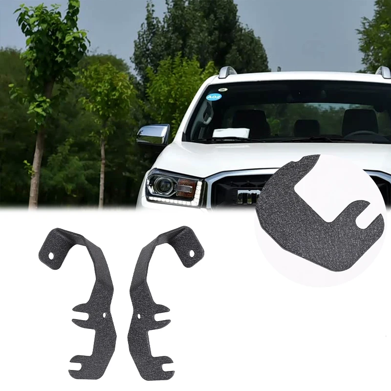 For Maxus T60 T70 T90 Carbon Steel Black Car A-pillar Spotlight Bracket Car Exterior Modification Accessories