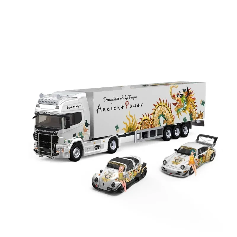 

1:64 Dorothy Huahua Dragon series, simulated alloy car model, collectible gift ornament