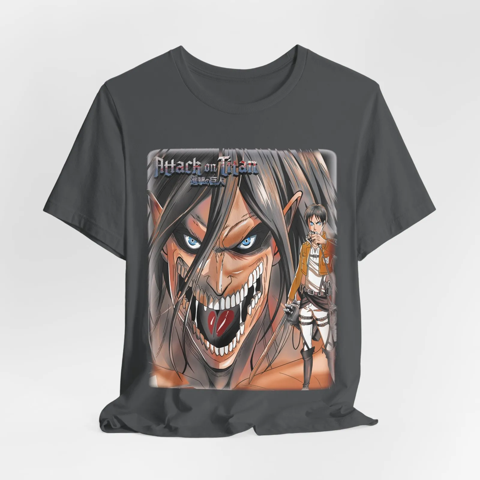 Eren Yeager Anime T-Shirt, Attack on Titan Tee, Unisex Japanese Manga Shirt,