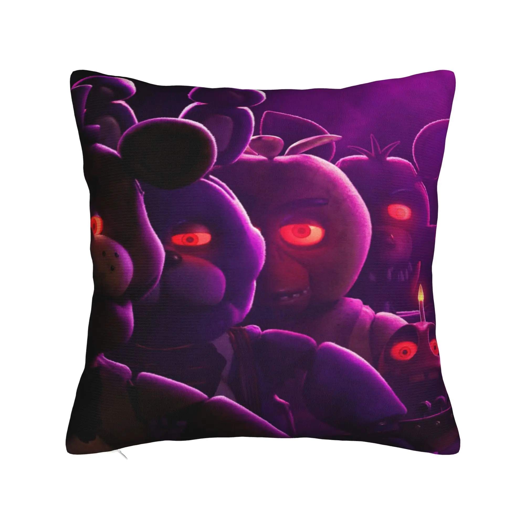 FNAFs Pillow Case Horror Game Vintage Pillow Cover Design Pillowcases For Chair Sofa Home Decor