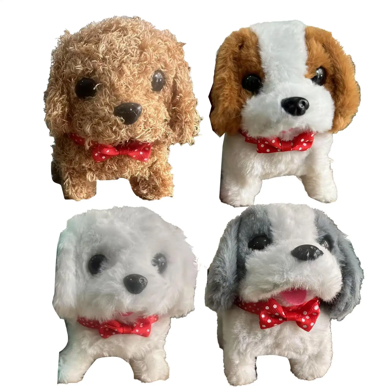 Cute Walking Dog Toy Battery-Operated with Sound Tail Wagging Barking Electric Puppy for Teens Adults Boys Girls Living Room