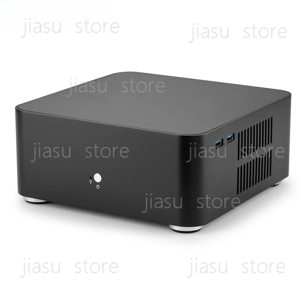 

RGEEK L80 All-Aluminum Mini ITX Case, Small Desktop HTPC Chassis with Optional Power Supply
