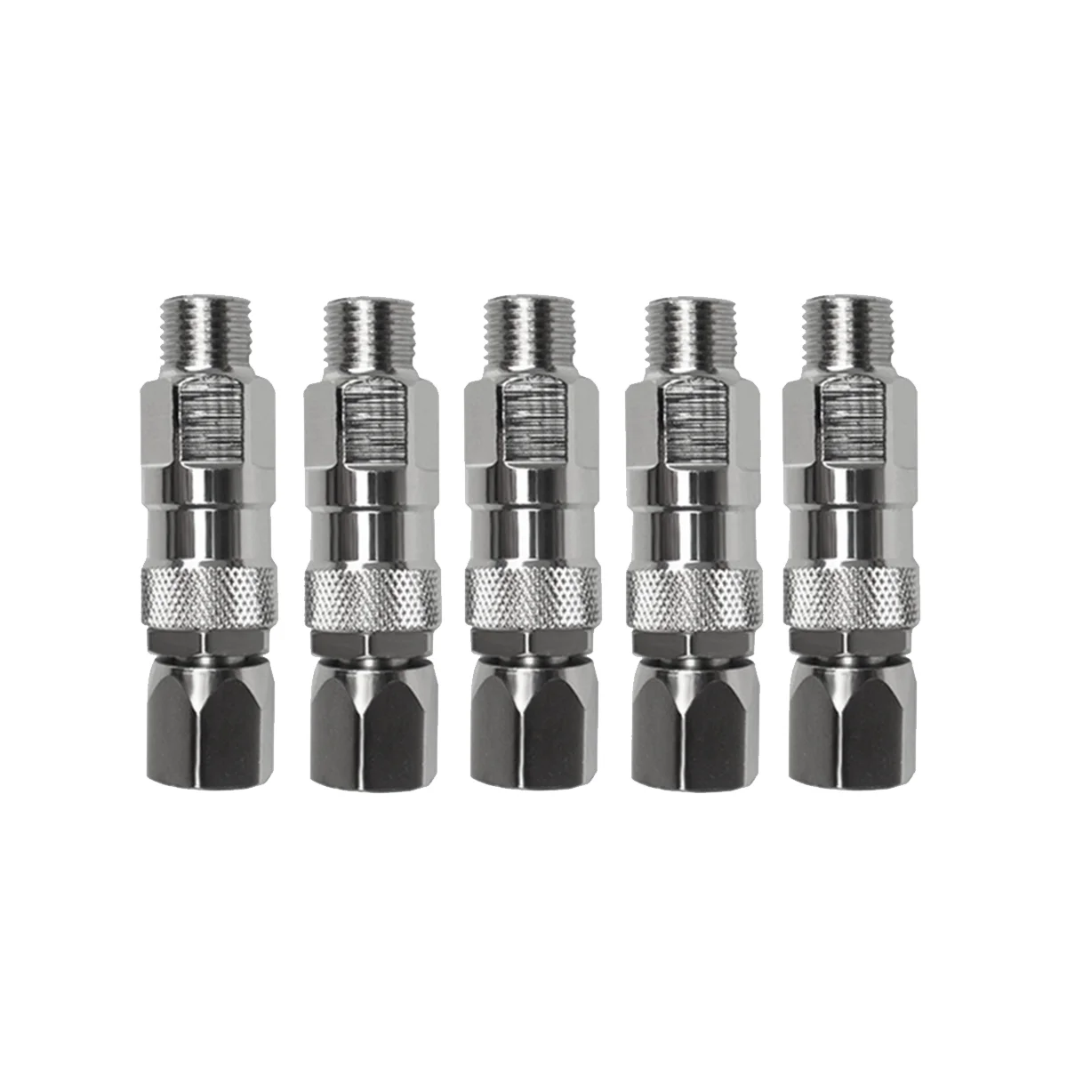 ステンレス鋼のエアレススプレー,アダプター,スプレー,エアレス,高圧ペイントスプレー,5個