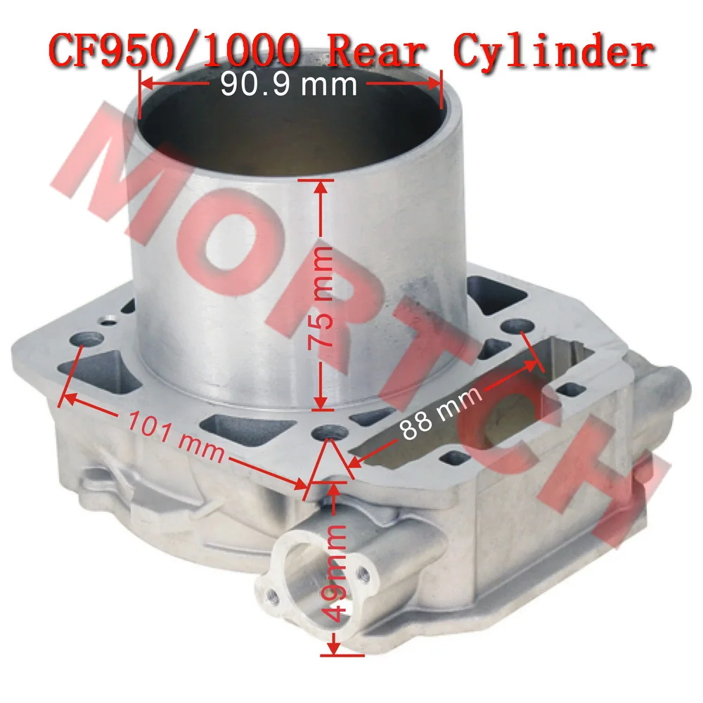 Rear Cylinder Body Assy 0JY0-023200-10010 0JY0-023200-10011 for CFMoto CForce UForce ZForce 1000 CF1000ATR CF1000AU CF1000US