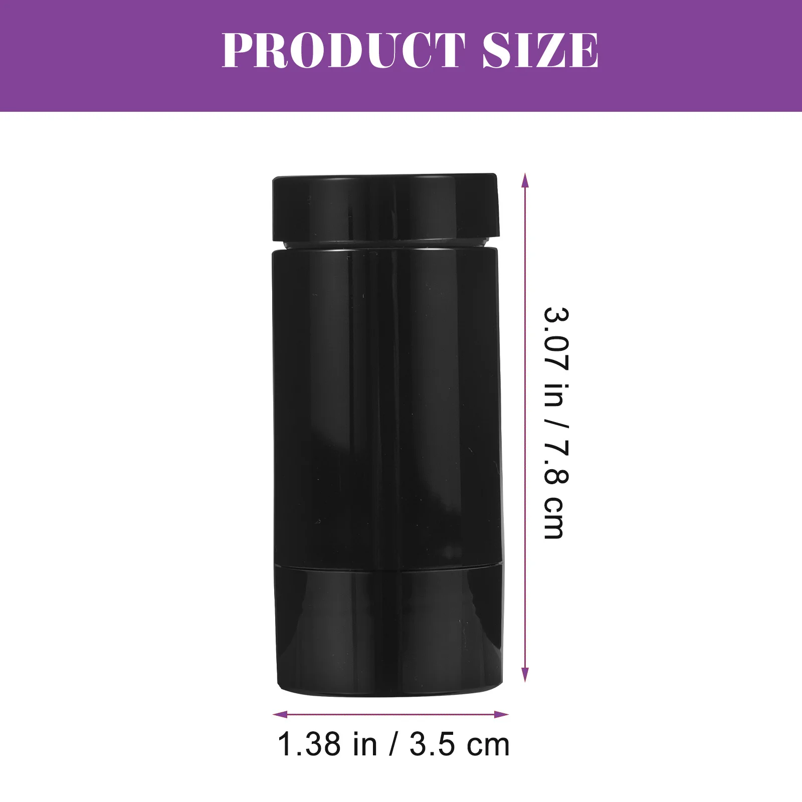 Bouteilles de déodorant rechargeables, conteneurs anti-fuite de taille voyage pour crèmes cosmétiques, savons, lavage du corps, conteneurs vides 6 pièces