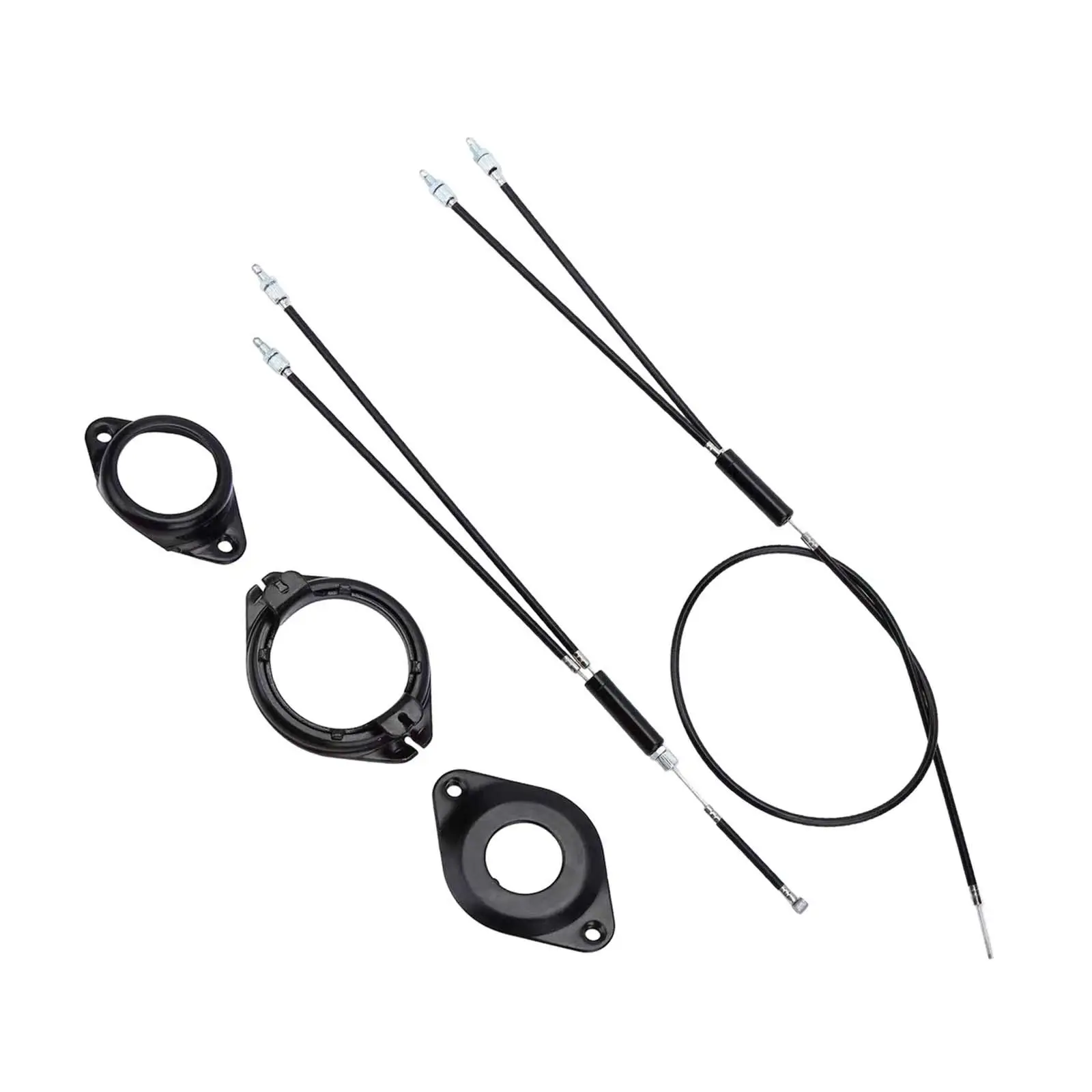 Universal Bike Brake Cable Set Minimalist Black Design Road and Mountain Bicycle Accessory for Repair Needs