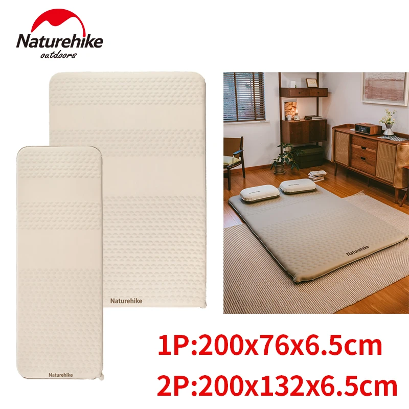 

Naturehike C6.5 Automatic Inflatable Mat 1-2 Person Bed Sleeping Pad Camping Travel Tent Moistureproof Air Cushion Portable