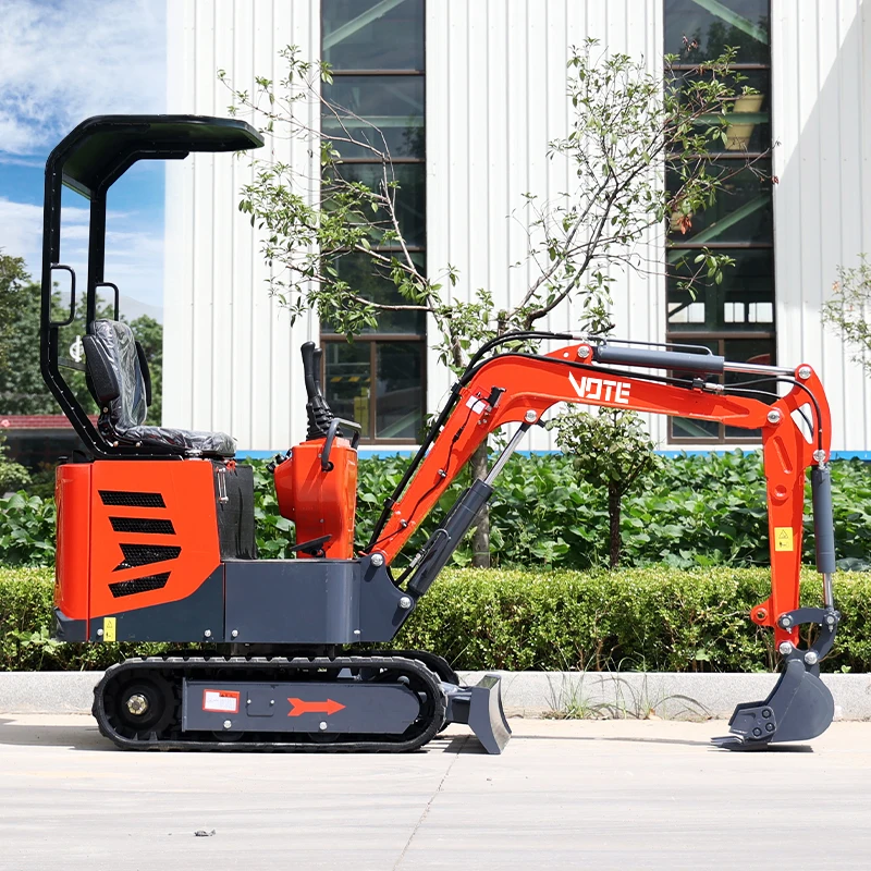 Chinese 1000 Kg 1Ton Top Quality Hydraulic Small Digger Crawler Mini Excavator Factory Delivery Can Customization