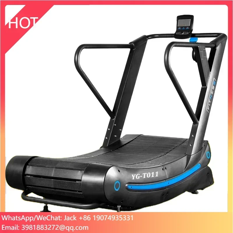 YG-T011 Wholesale  manual treadmill machine  training running  commercial curved  treadmill body excise