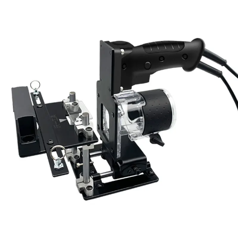 

Woodworking 2-in-1 Invisible Connection Slotter Trimming Machine Positioning Frame Small Portable Mold Positioning