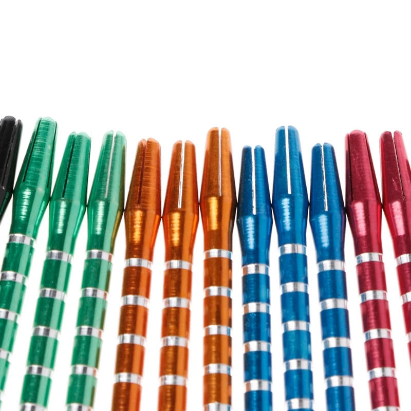 6 Sets/18 Pcs 53mm Aluminum Shafts 6 Colors 2BA Thread Size Length DropShipping