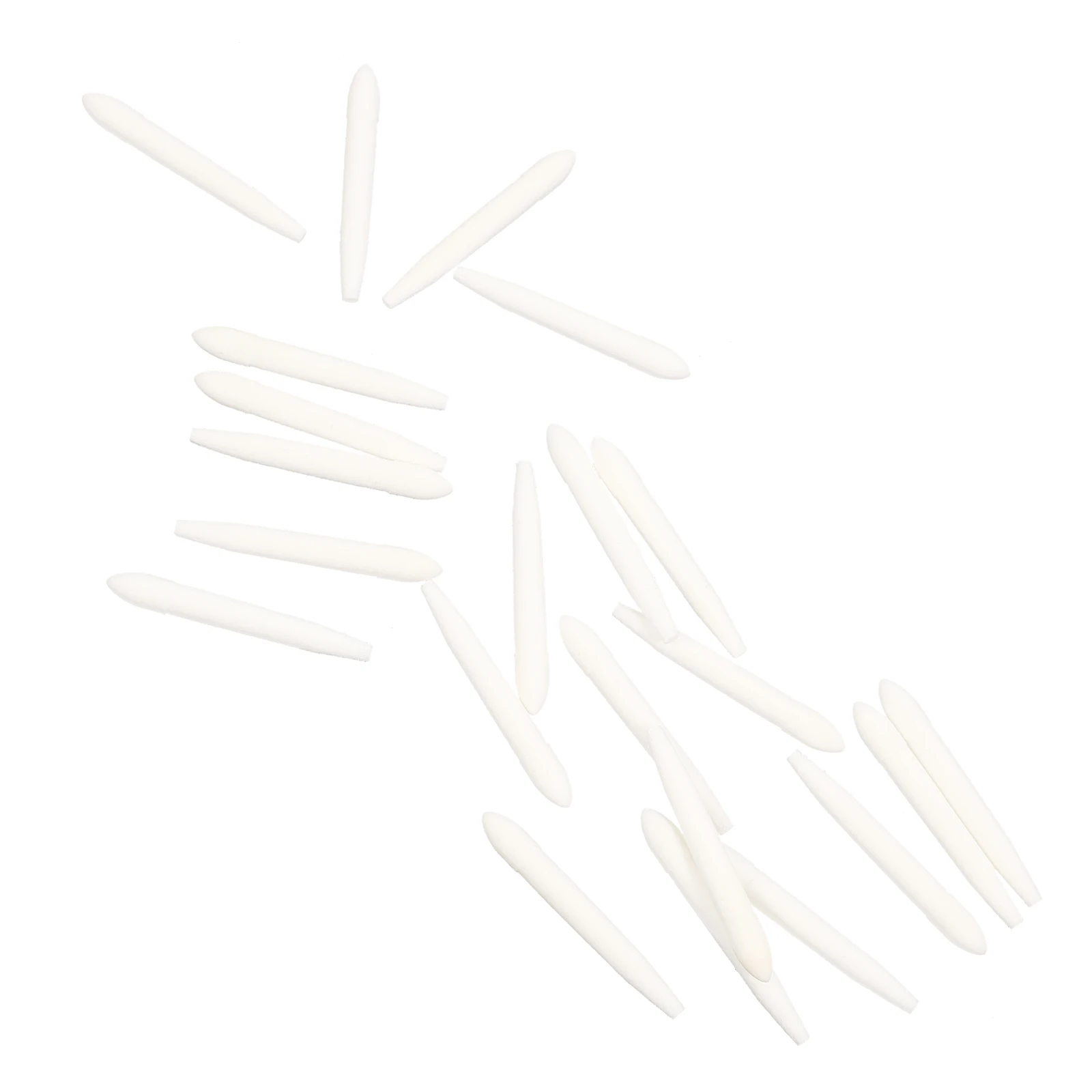 25 Pcs Paint Pen Tip Replacement Marker Nibs Portable Tips White for Refill Student