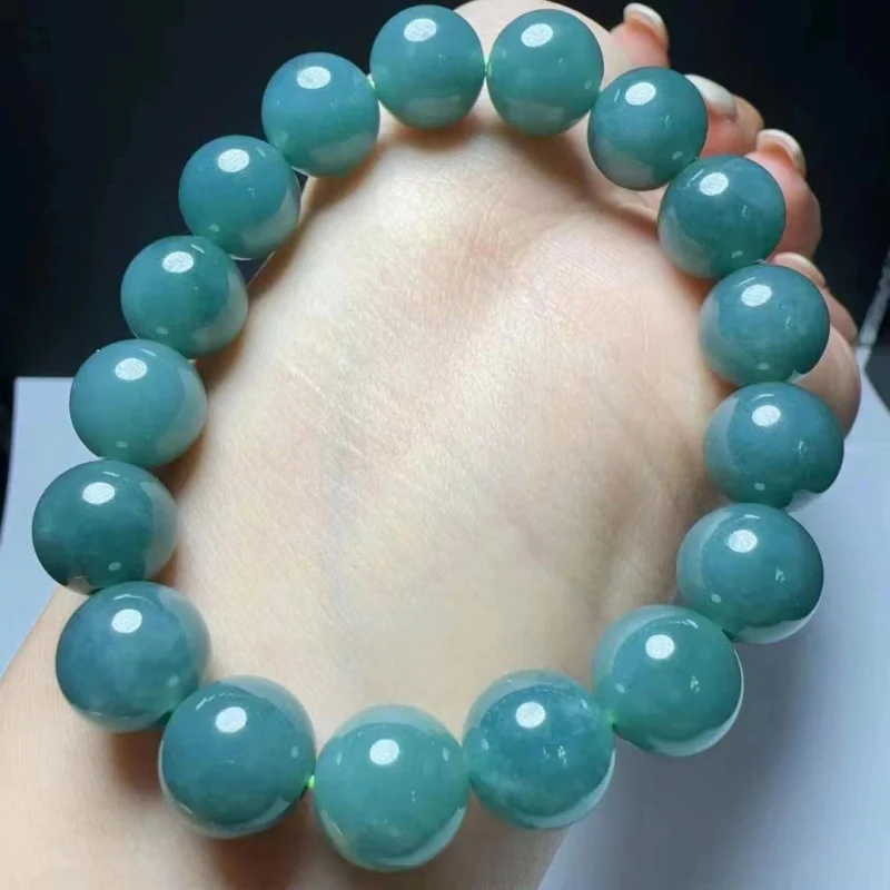 Factory Natural A- Level Bracelet Kind of Good Fine Blue Water Jade Men's and Women's Bracelets