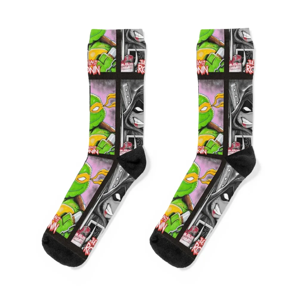 

LAST RONIN TURTLE H Socks cartoon Stockings Crossfit football Woman Socks Men's