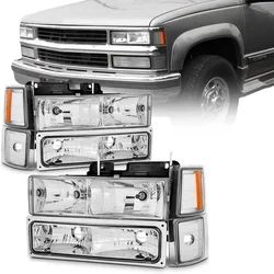 Headlight Head Light for Chevrolet Chevy C/K 1500 2500 3500 1994 1995 1996 1997 1998 1999 Without Light