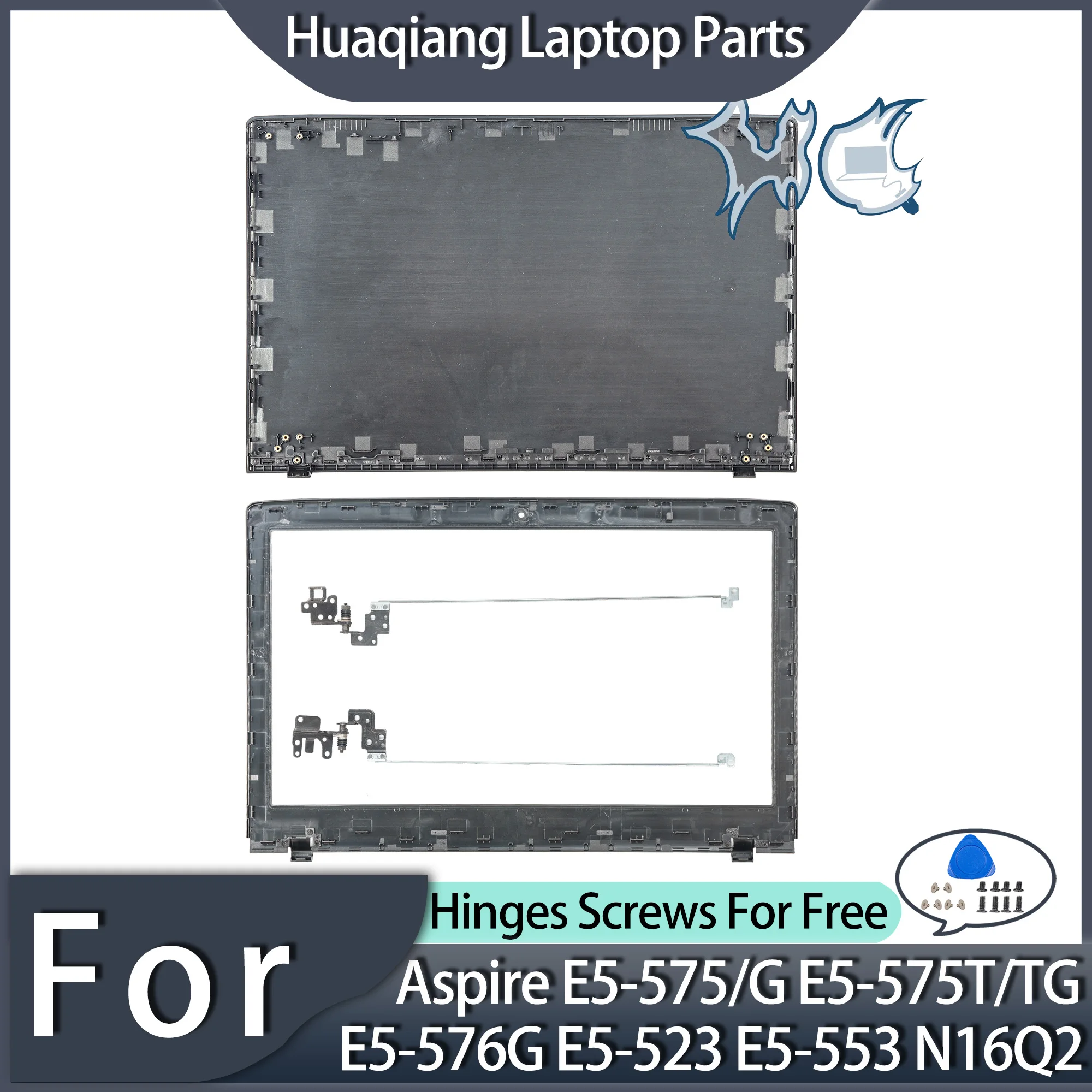 

Laptop Covers For Aspire E5-575 E5-575G E5-575T E5-575TG E5-576G E5-523 E5-553 N16Q2 15.6inch Plastic Parts Repair Black