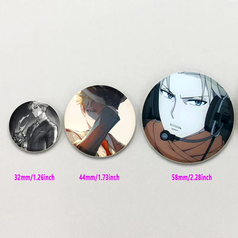 SPY×FAMILY Brooche Round Enamel Pin for Backpacks Decorative Cartoon Badge Fashion Jewelry Accessories Fans Gift Loid Forger