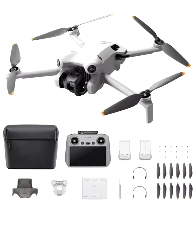 أعلى المبيعات Dji Mini 4 Pro قابلة للطي مع مجموعة كاملة للتحكم عن بعد Rc 2