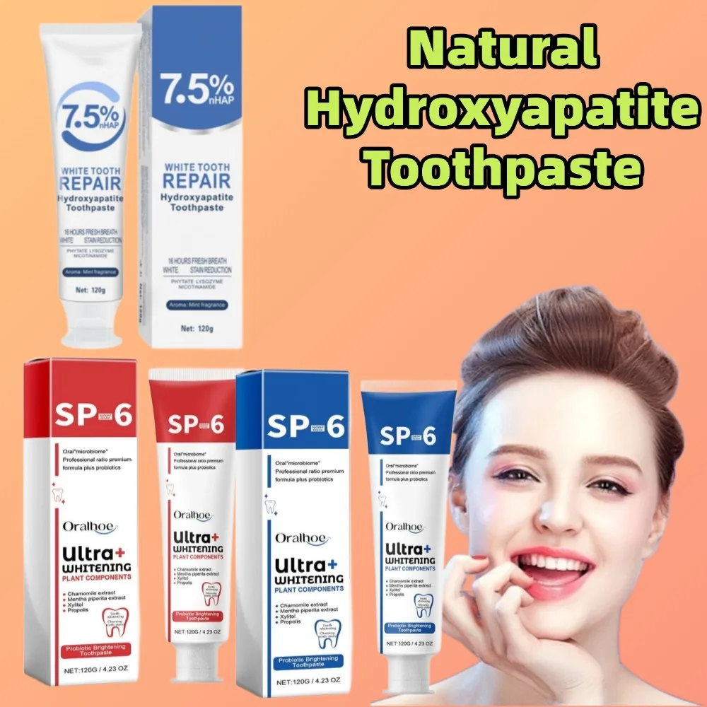 

Natural Hydroxyapatite Toothpaste Sensitive Teeth Friendly Toothpaste Breath Refreshing Intensives Stain Removal Care Toothpaste