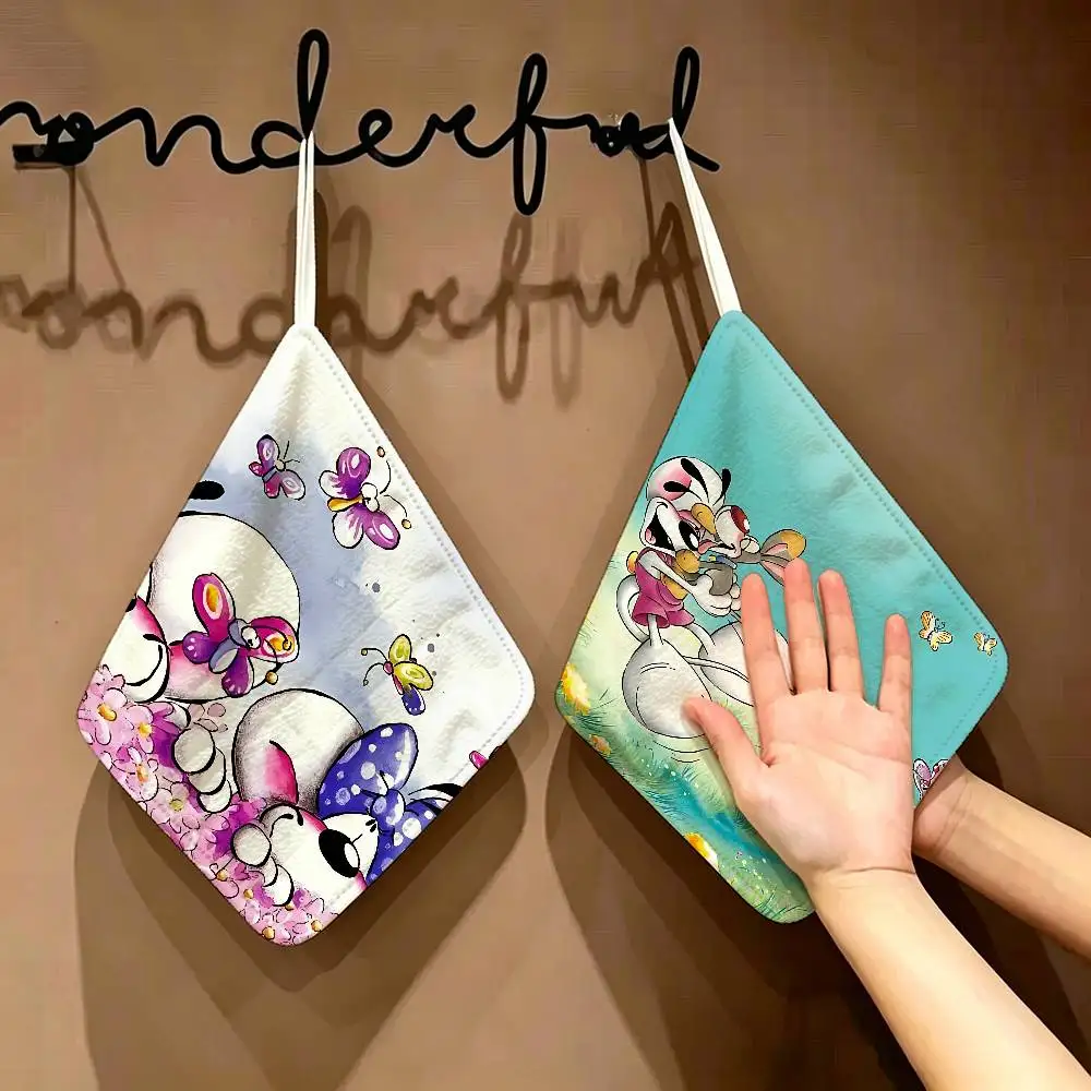 Image of D-diddl Handtuch aus Polyester-Baumwolle, zum Aufhängen, schnell trocknend, für den täglichen Gebrauch in Küche und Bad