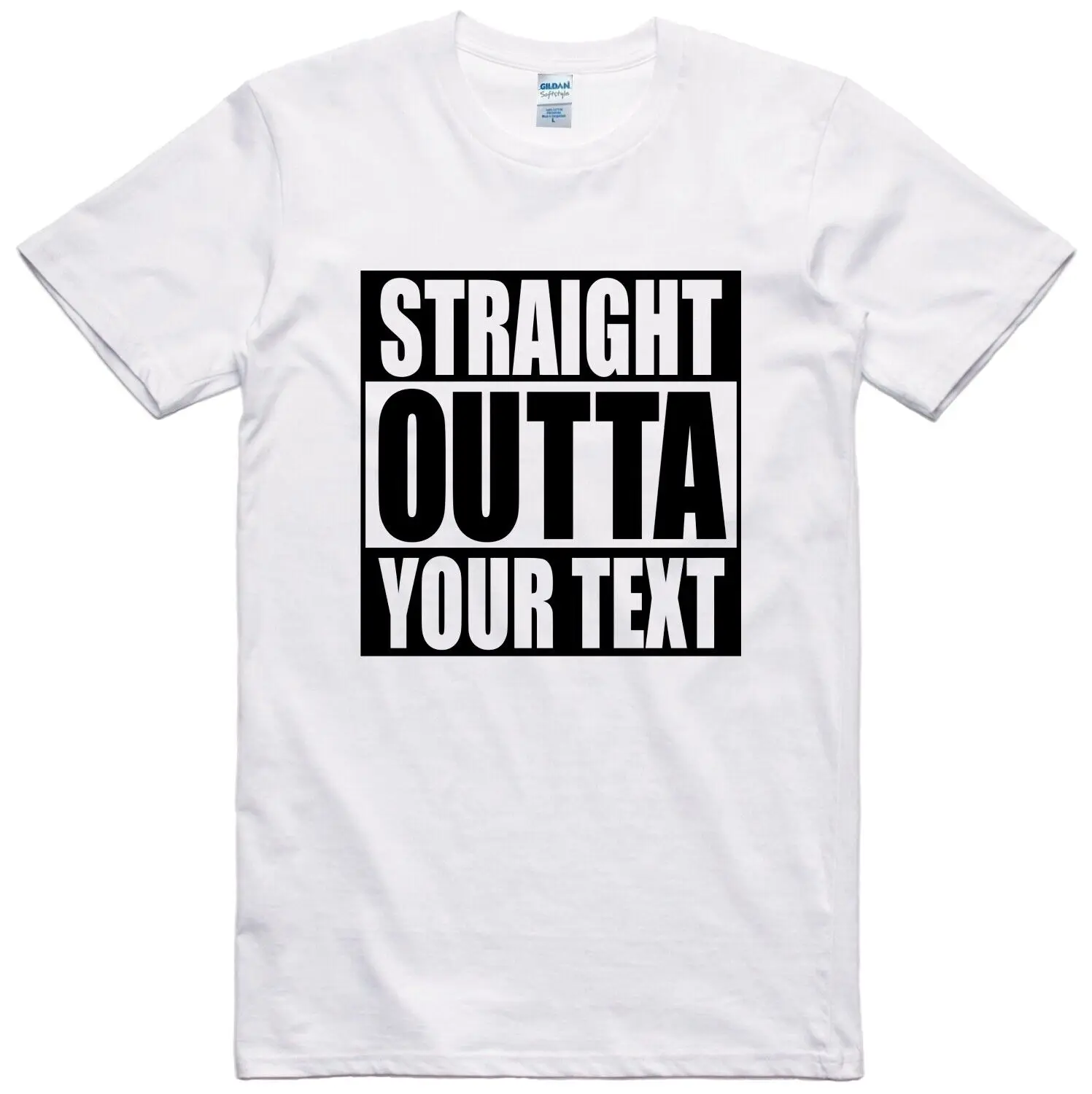 

Mens Funny T Shirt Straight Outta Customized Novelty Gift Birthday Slogan Tee