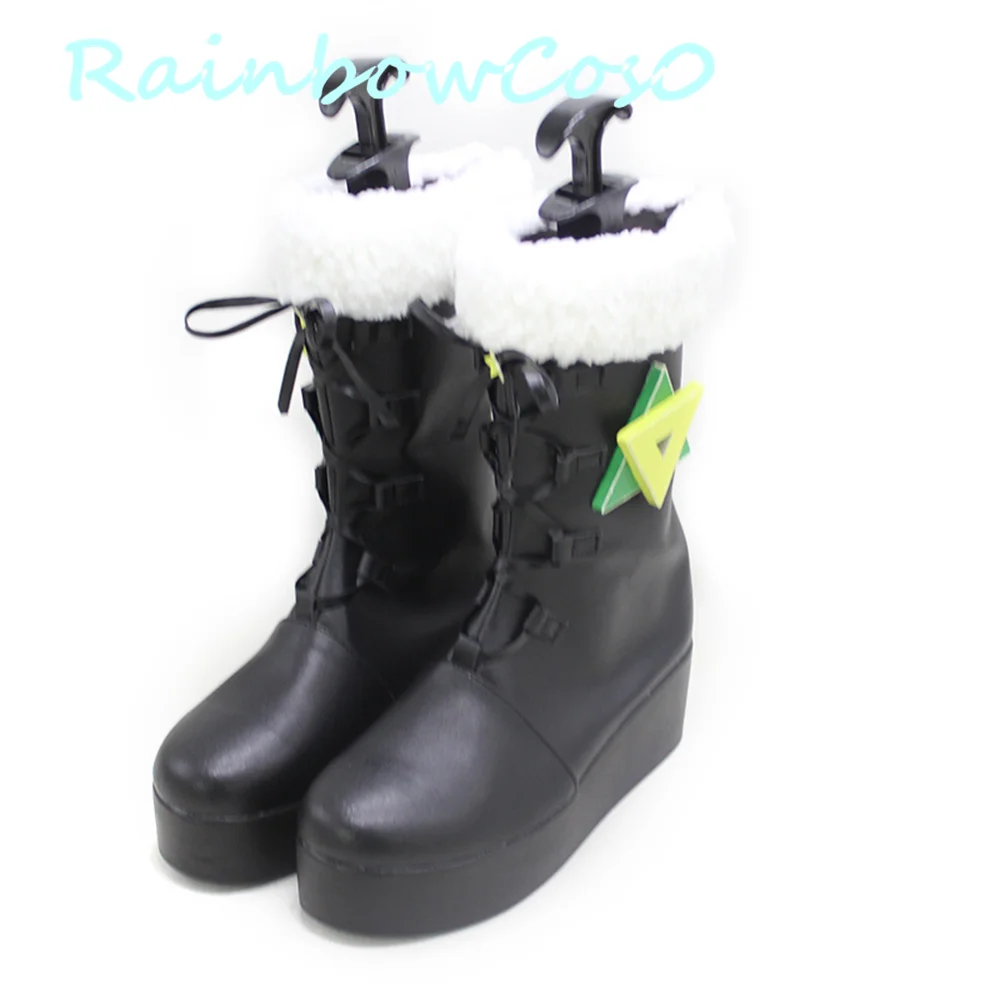 Virtual YouTuber Vtuber hololive NIJISANJI Murasaki Shion Cosplay Shoes Boots Game Anime Halloween Christmas RainbowCos0 W2453