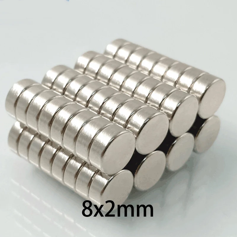 20/50 قطعة 6x2 مللي متر و 8x2 مللي متر مغناطيس دائري ، شراء بالجملة الاقتصادية للشركات اليدوية والأعمال اليدوية #3