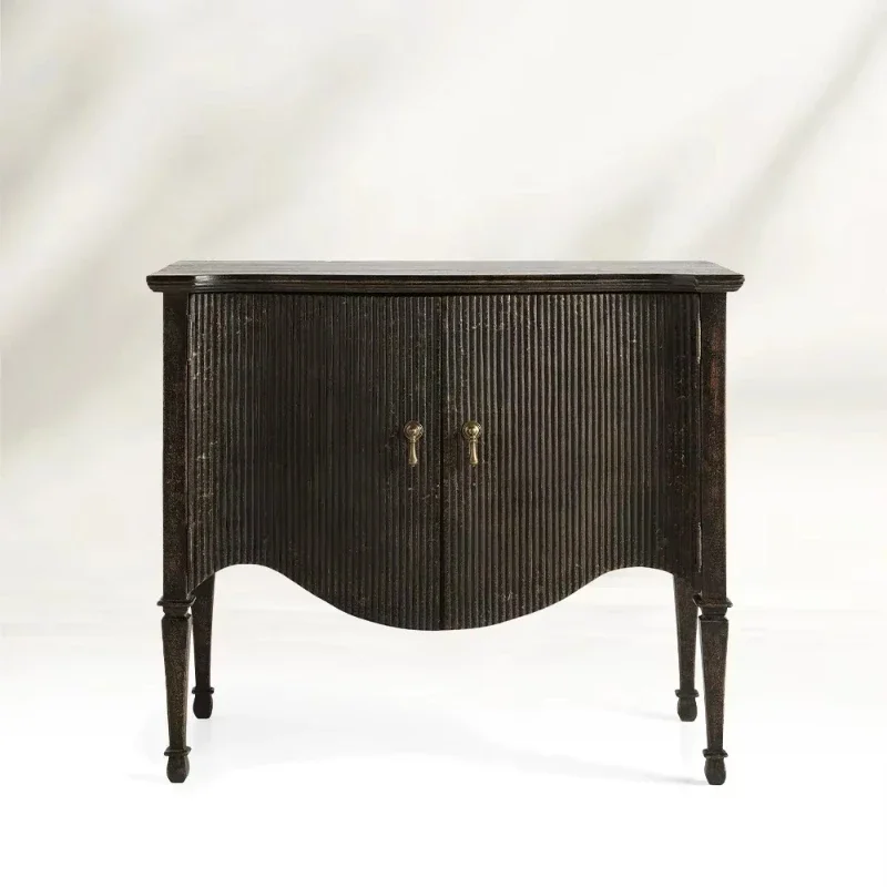 

Furniture Solid wood console table, plank design