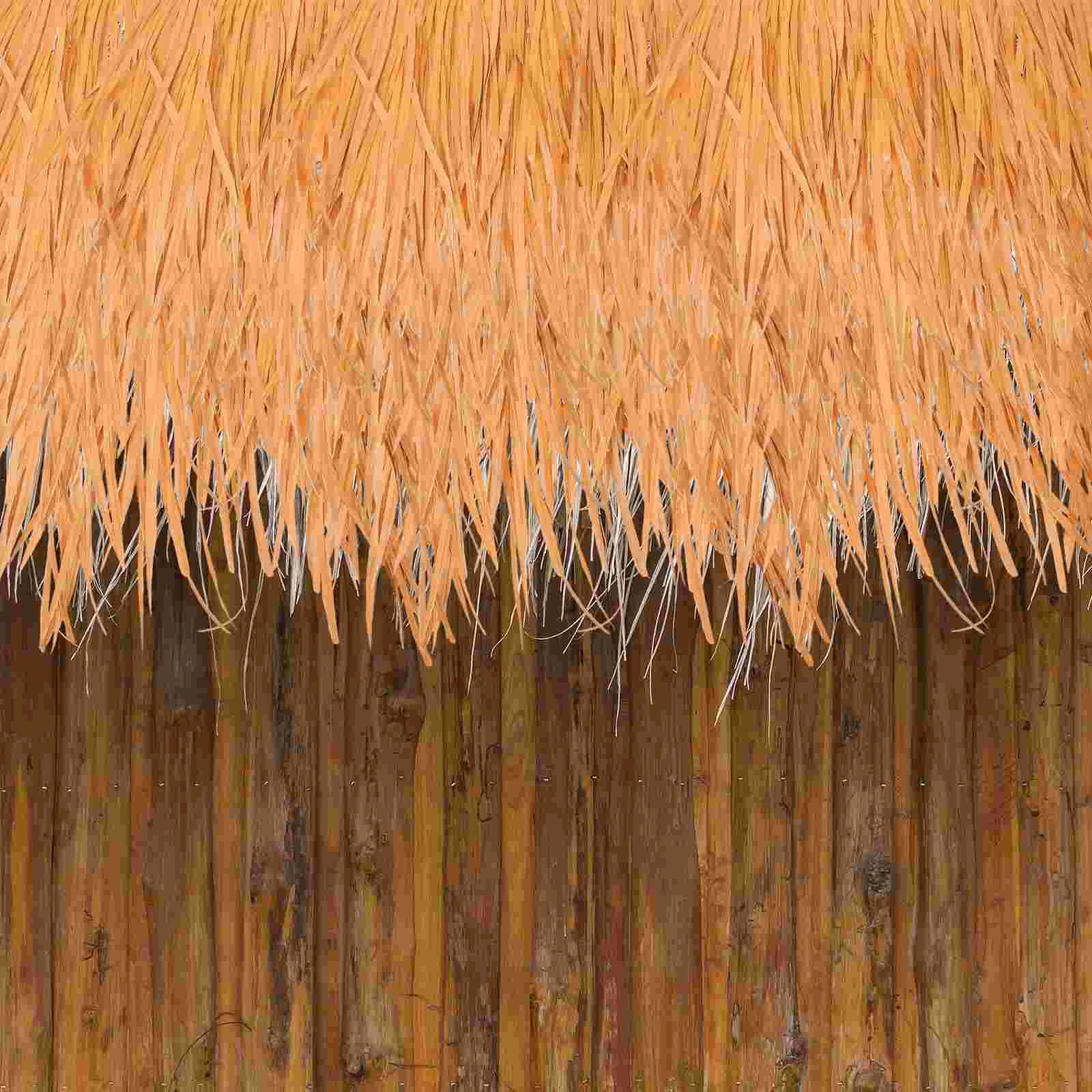 Straw Decoration Artificial Thatch Panel Simulated Lawn Fake Roof DIY Decorative