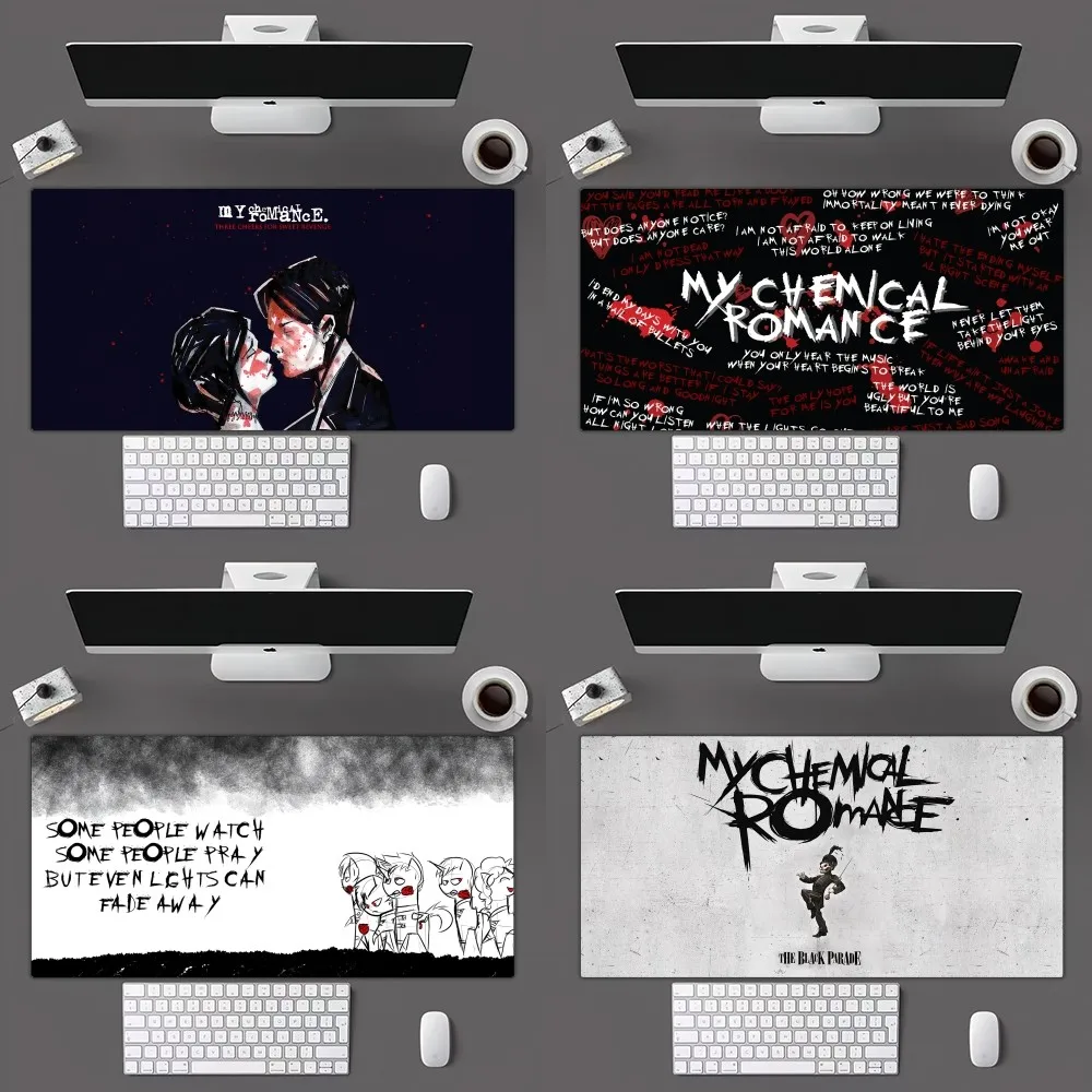 My Chemical, романтический коврик для мыши, коврик для мыши, геймерский коврик для мыши, размер для офиса, длинный Настольный коврик