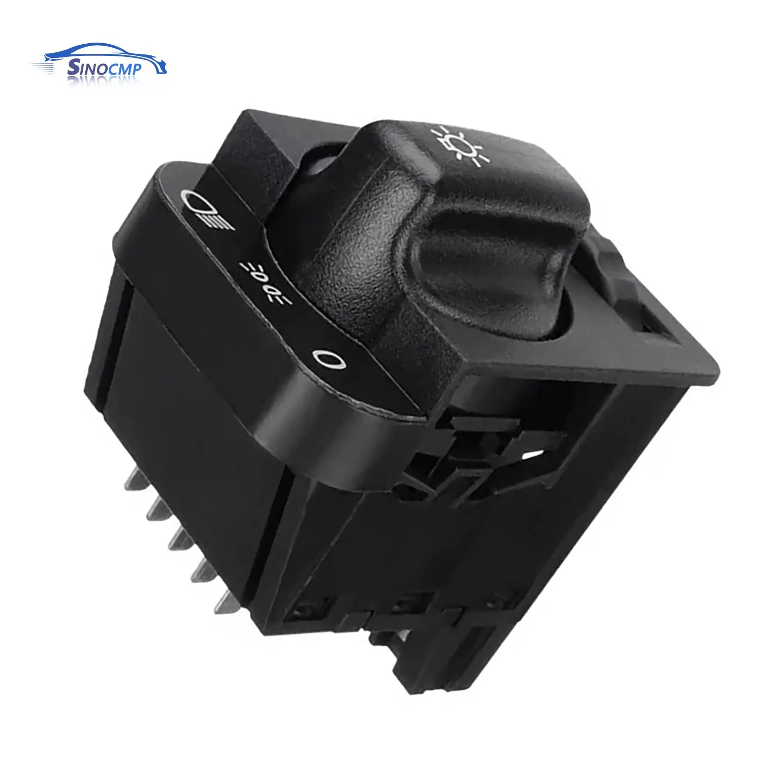

1 PC Switch Button Light W/Resistance Black ABS For Chevrolet Chevy C1 C2 C3 90213283 Car Interior Accessories Replacement Parts