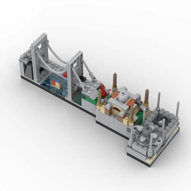 MOC Istanbul horizon bloc de construction assemblage série classique modèle de bureau Architecture Puzzle Collection cadeau