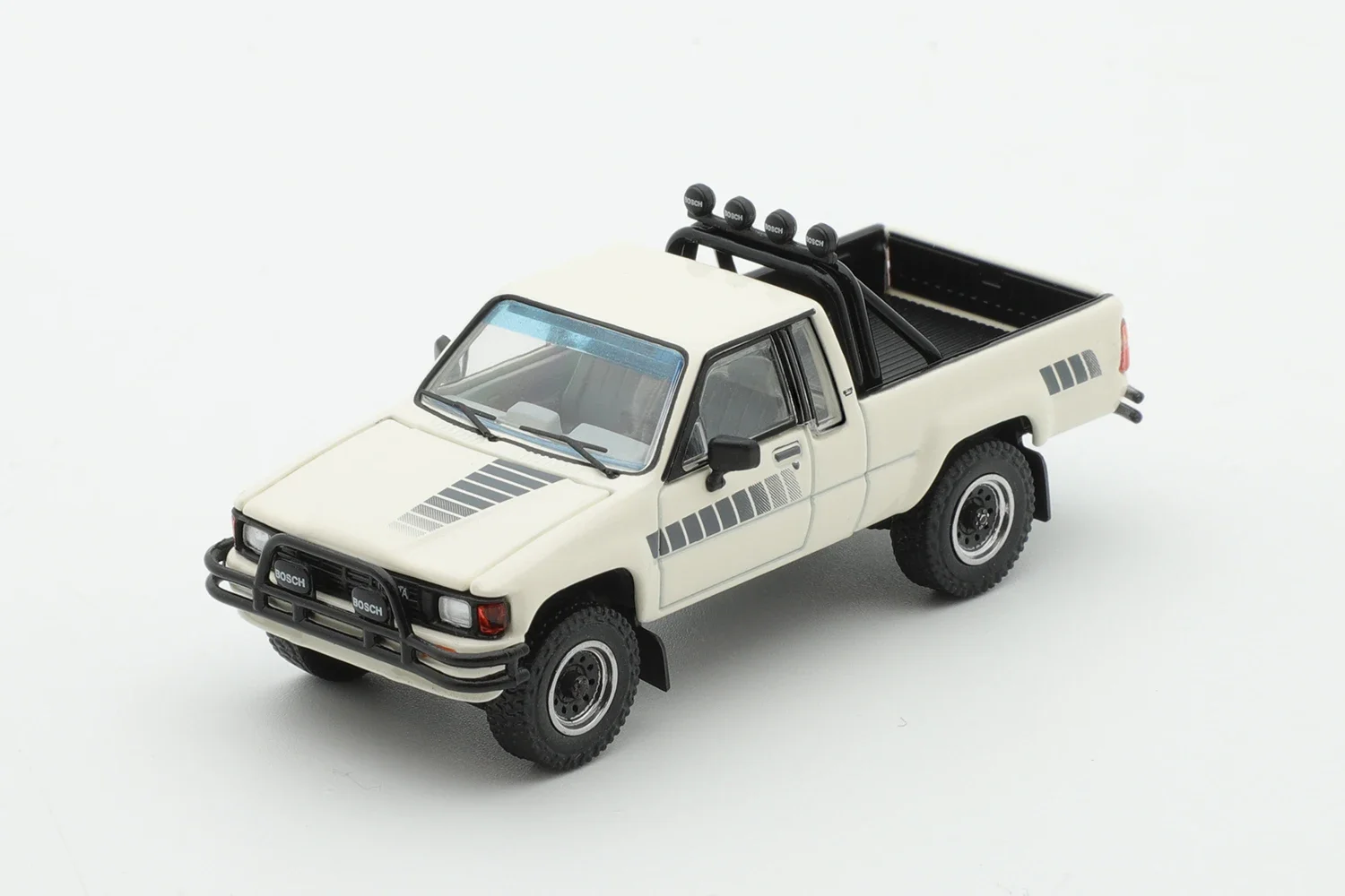 GCD 1:64 HiLux SR5 Blue White Gray Model Car