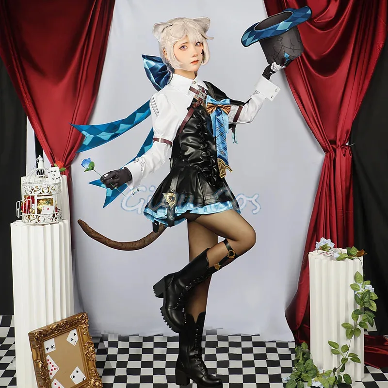 

Линетт Косплей Костюм Genshin Impact Взрослая Карнавальная Униформа Аниме Хэллоуин Вечерние Костюмы Маскарад Женская Игра