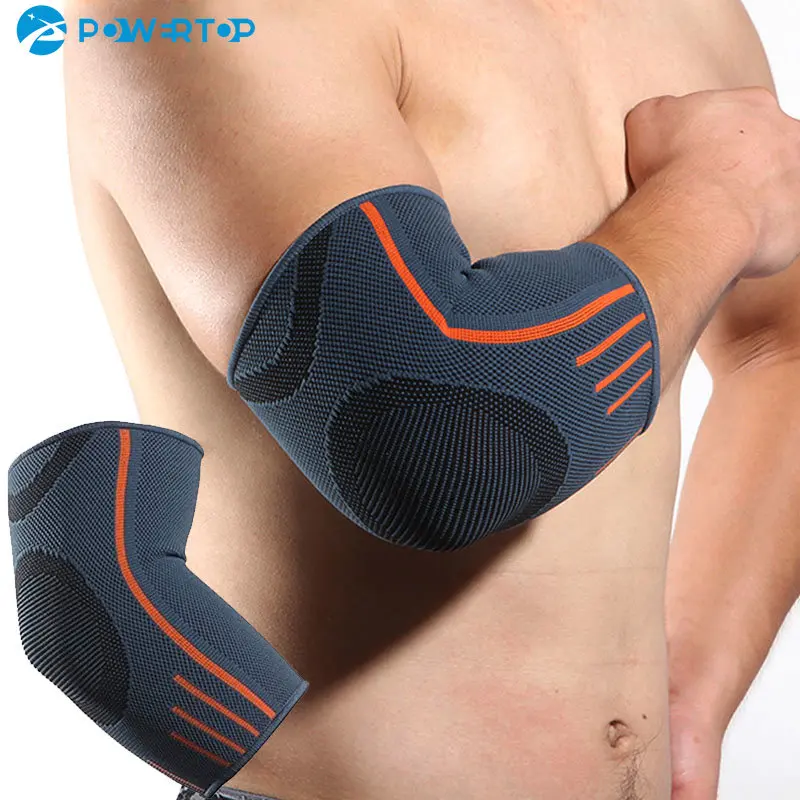 1Pcs Elbow Brace Support Arm Sleeve Pads Strap Arthritis Guard Bandagea Wrap Band Gym Knitted Elbow Pads for Men and Women