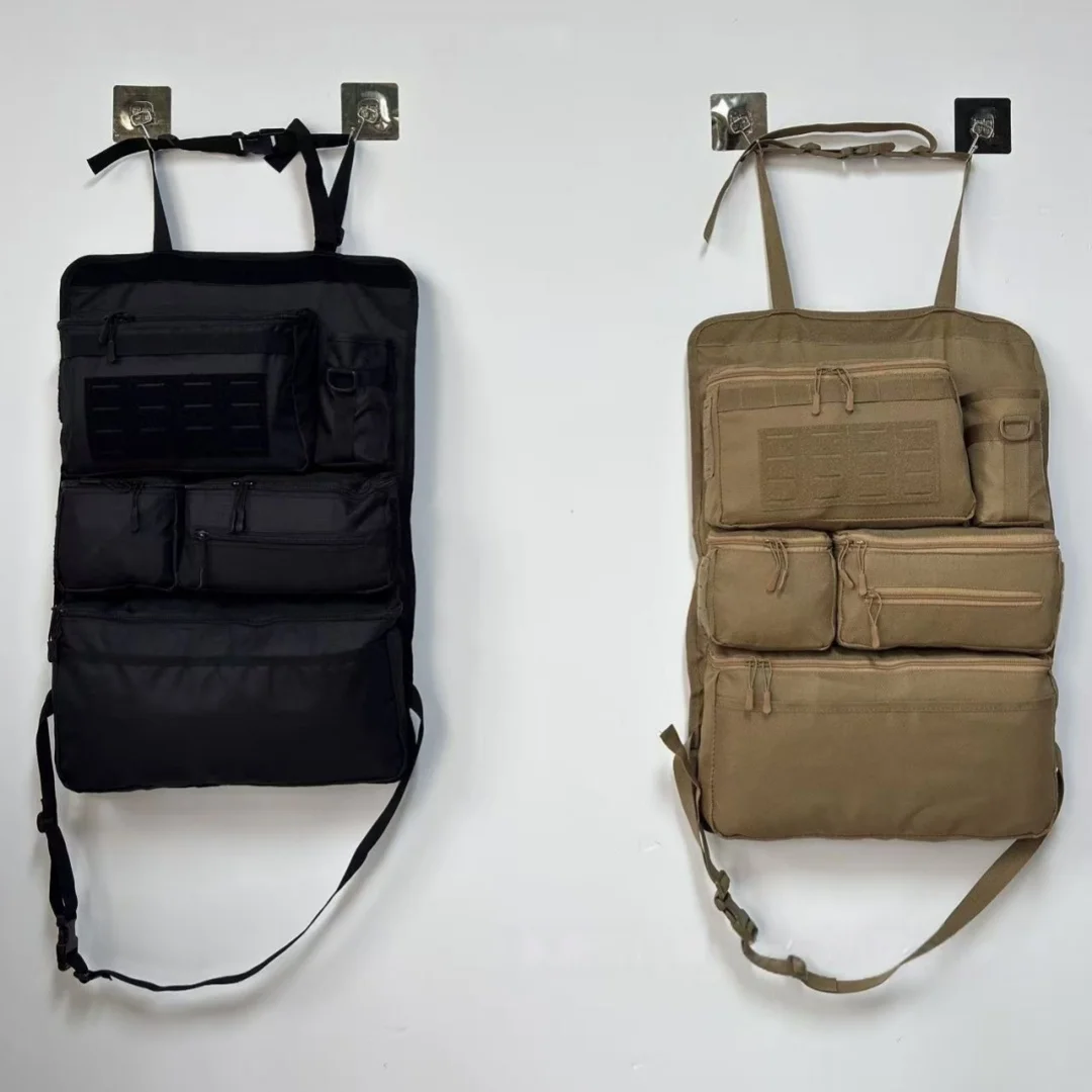 Multifunktionale taktische Gepäckorganizer-Tasche, hängende Rücksitz-Autotasche für Reisen und Roadtrips – Detail 9
