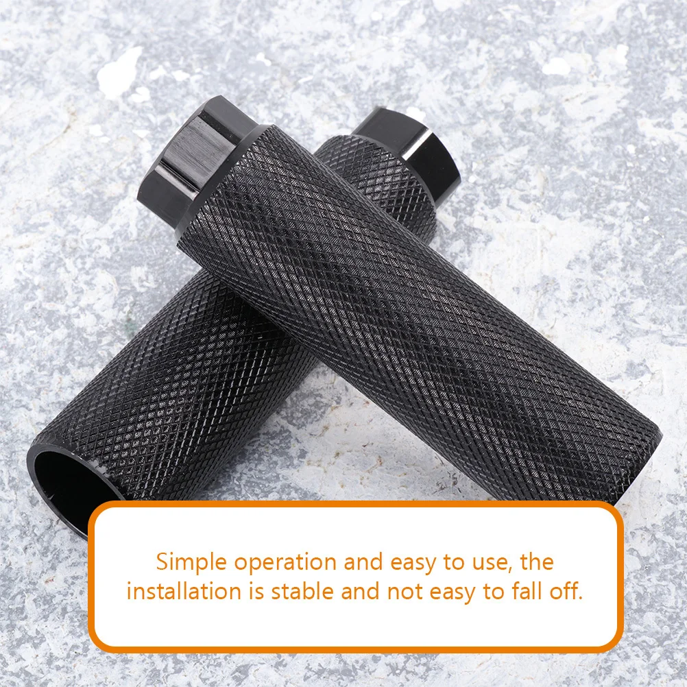 

4Pcs Bicycle Foot Pegs Aluminum Alloy Rear Bike Pegs Non-Slip Cylinder Design for Passenger Carry Sturdy Wear-Resistant Cycling