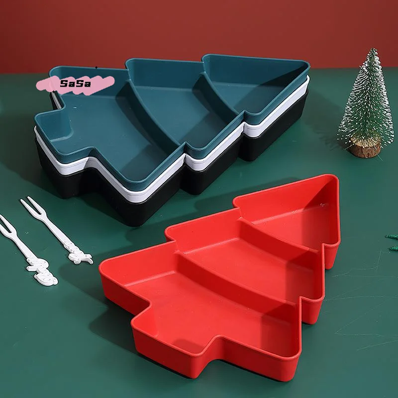 2026 عيد الميلاد الديكور شجرة أطباق فاكهه عيد ميلاد سعيد ديكورات المنزل نويل هدايا عيد الميلاد سنة جديدة سعيدة أدوات المائدة الاحتفالية #2