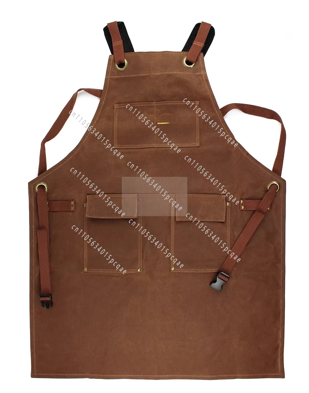 Heavy Duty Leather Apron, Leather/Cotton Wax, Extra Thick Metalworking Welding Melt Casting Apron