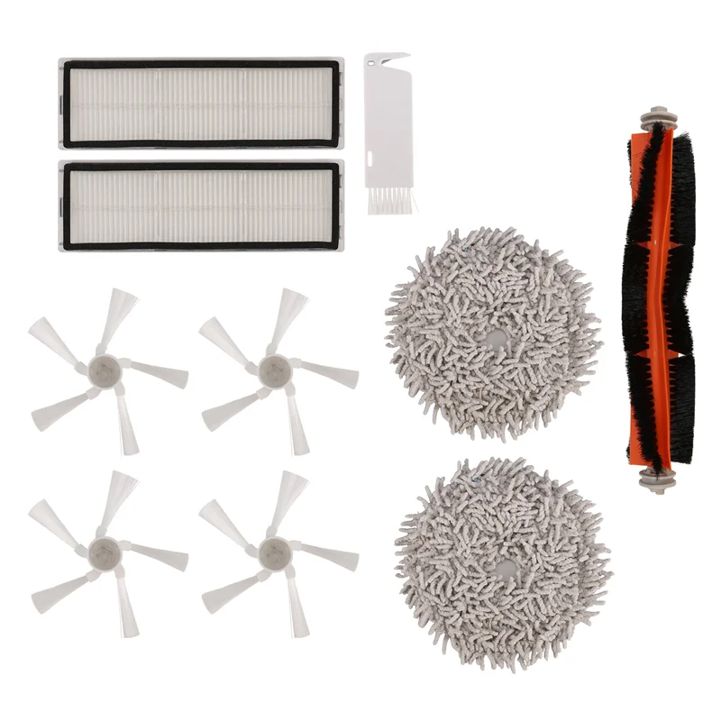 A01M-For Dreame Bot W10 W10pro ملحقات المكنسة الكهربائية، فرشاة جانبية رئيسية، فلتر HEPA، قطع غيار قماش الممسحة