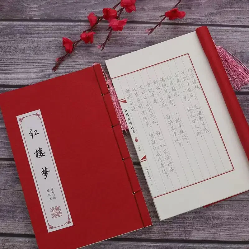 Hard Pen Scriptures Calligraphy Copybook Small Running Regular Script Fountain Pen Calligraphy Copybook Student Chinese Practice