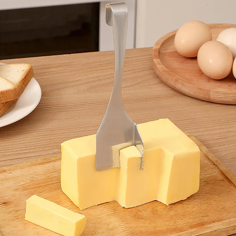 Stainless Steel Butter Cutter Cheese Jam Spreader Wipe Cream Cutter Utensil Multifunction Butter Bread Knife Kitchen Gadget Tool