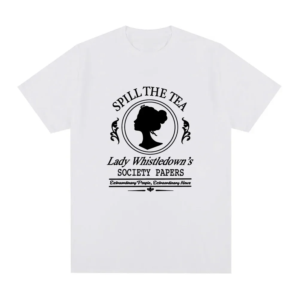 Sudaderas Lady Whistledown T-shirt TV Series Graphic Printing Tee-shirt Ropa De Mujer Unisex Streetwear Women Clothing