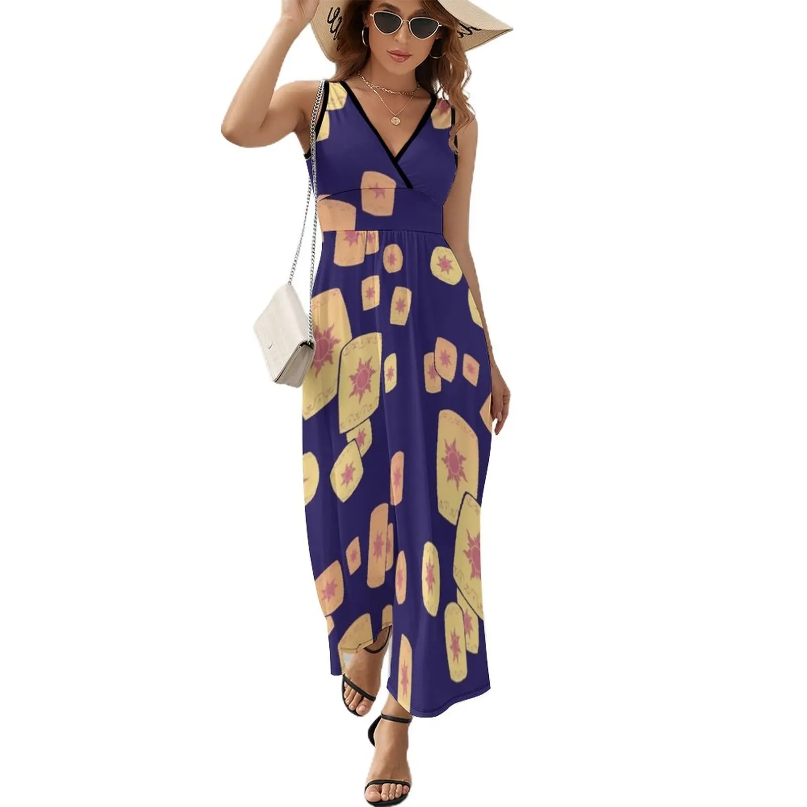 

Floating Lanterns Gleam Sleeveless Dress Long veiled dresses women party dresses dress summer