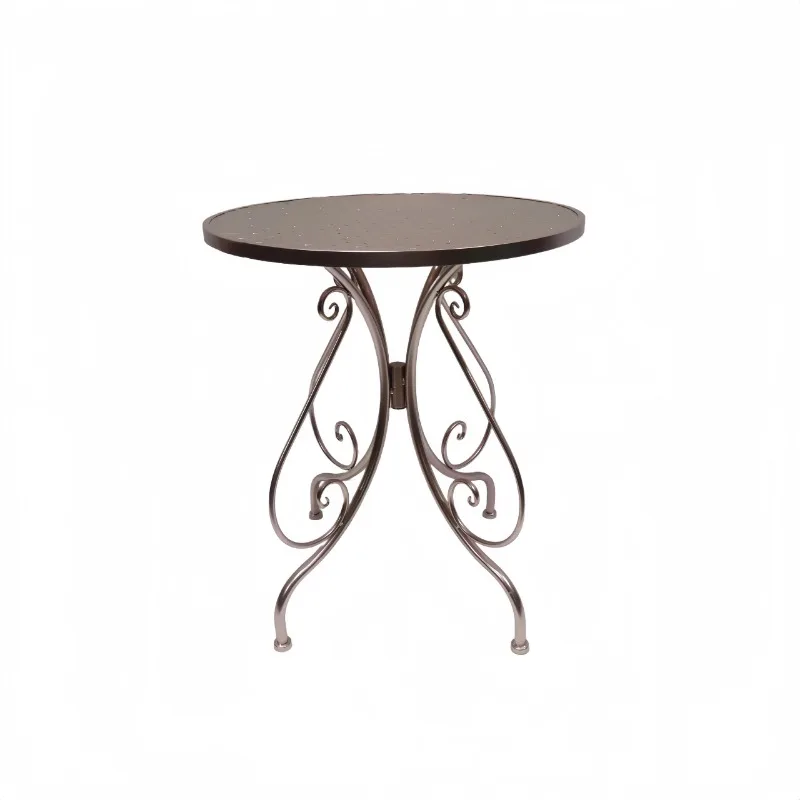 Balcony table and chair set Country style outdoor leisure furniture Waterproof seat cushion