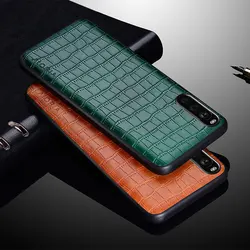 Leather Case For Sony Xperia 1 10 5 IV V VI III II ACE 2 III Premium Crocodile Cover for Sony Xperia Pro-I XZ3 XZ4 case