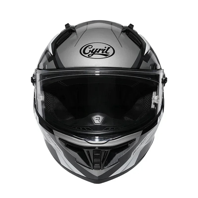 Cyril Men's Moto Casco Bright Lens Safety Women's Full Helmet ECE Certified DOT LightWeight Motorcycle Accessories Cool Helmets